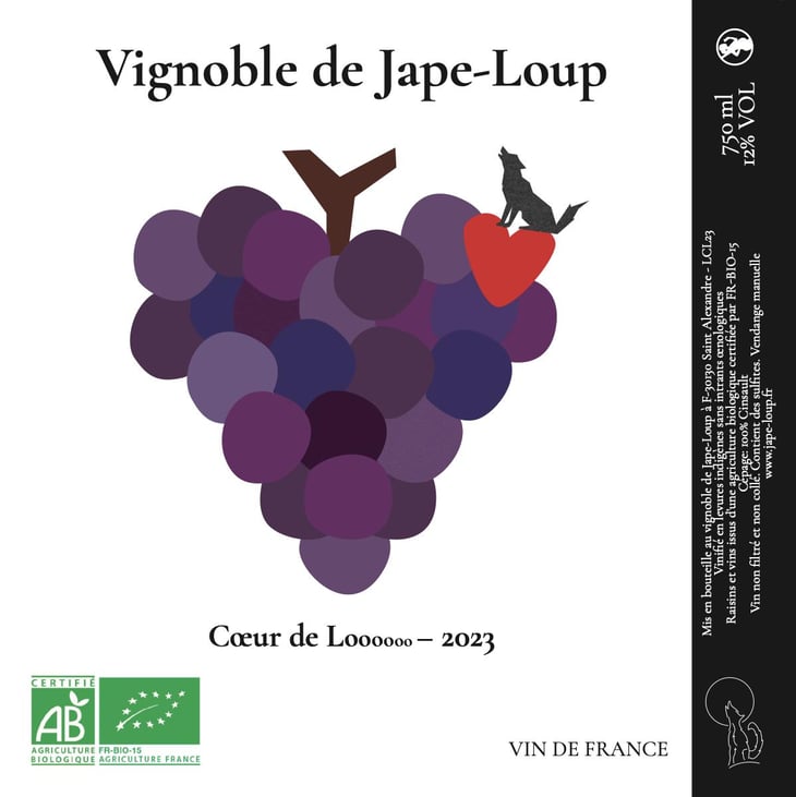 Cœur de Loooo - Vignoble de Jape-loup - david-theunis 
