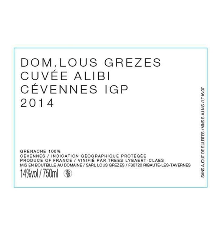 Cuvée Alibi - Domaine Lous Grèzes - luc-trees-lybaert 
