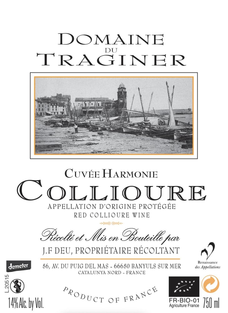 Cuvée Harmonie - Domaine Du Traginer - jean-francois-deu 