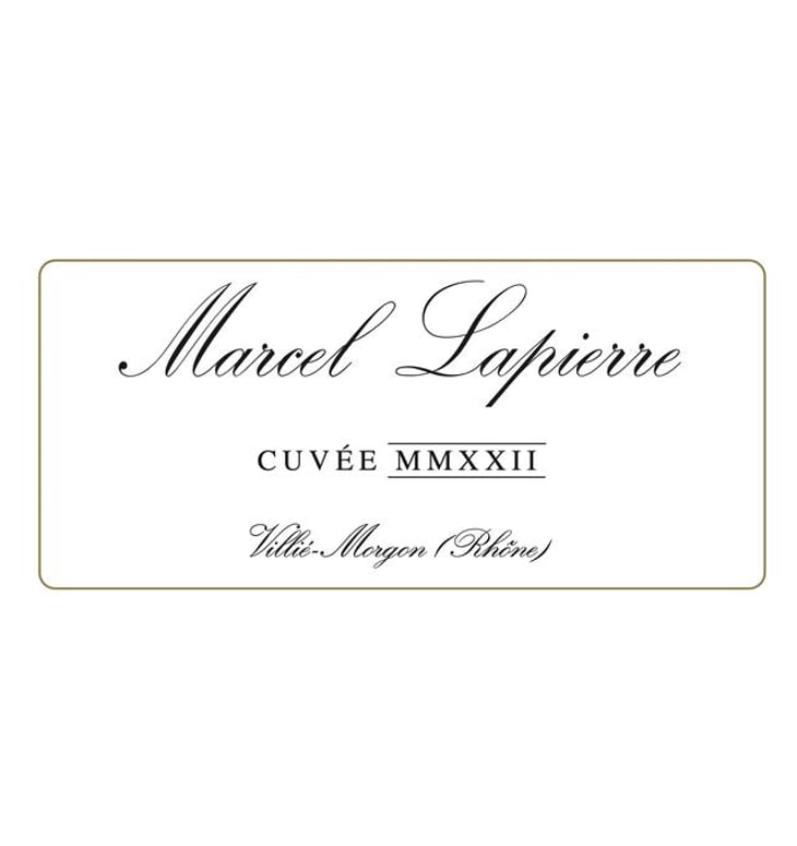 Cuvée Marcel Lapierre - Domaine Marcel Lapierre - mathieu-camille-lapierre 