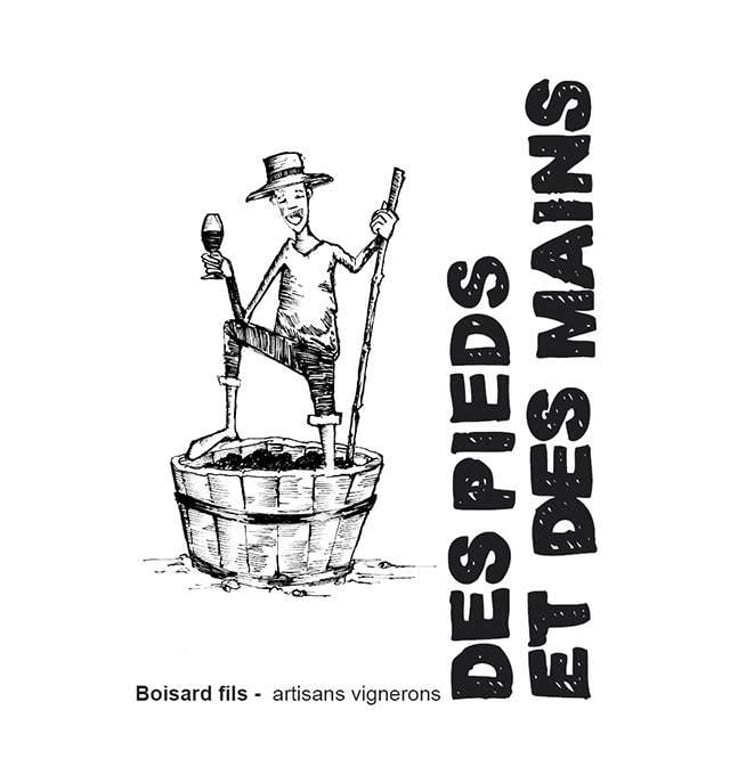 Des Pieds et des Mains (old label) - Domaine du Mortier - fabien-cyril-boisard 