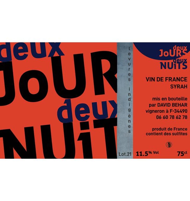 Deux Jours Deux Nuits - David Behar - david-behar 
