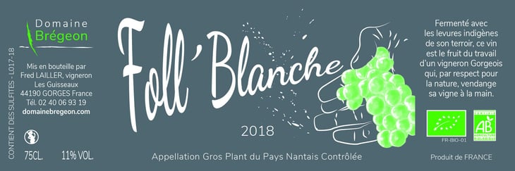 Foll'Blanche - Domaine Brégeon - frederic-lailler 