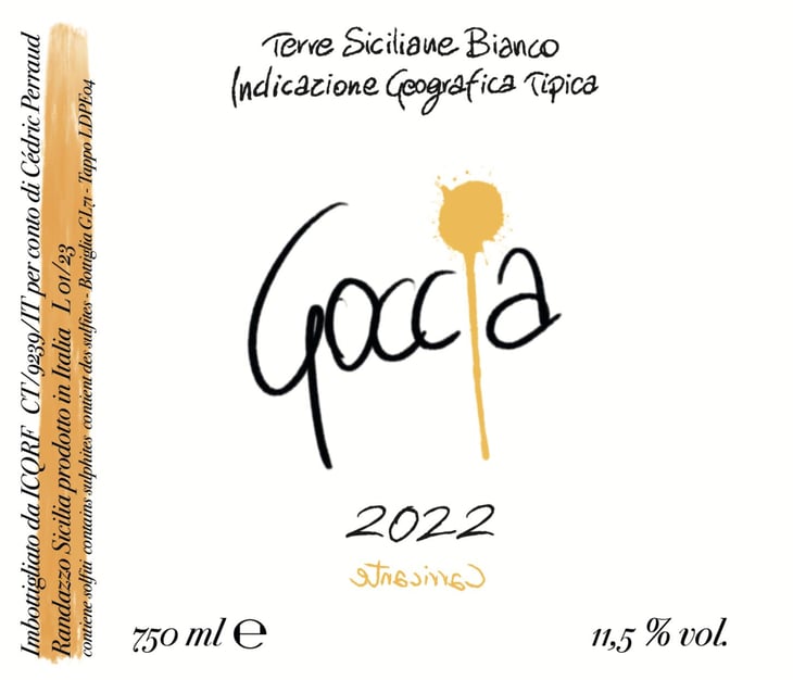 Goccia Bianco - VIni Goccia - cedric-perraud -2022