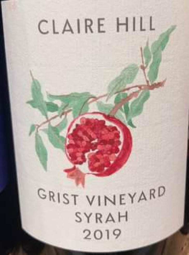 Grist Vineyard Syrah - Claire Hill Wines - claire-hill 
