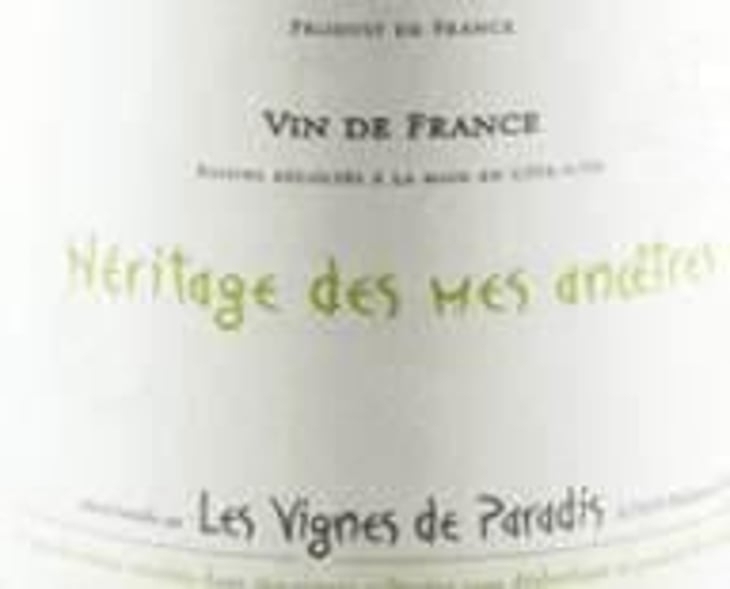 Héritage de Mes Ancêtres Blanc - Les Vignes de Paradis - dominique-lucas 