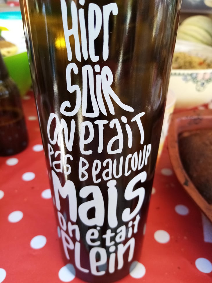 Hier soir on était pas beaucoup mais on était plein - Domaine de Malaïgue - francois-reboul 