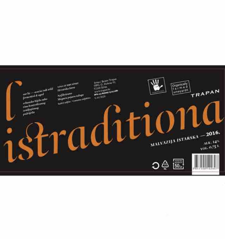 Istraditional Malvazija Istarska - Trapan Winery - irena-bruno-trapan -2016