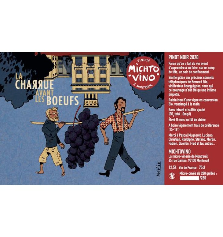 La Charrue avant les Boeufs - Michto Vino - florent-sabourin-marc-levent-eric-tachin 