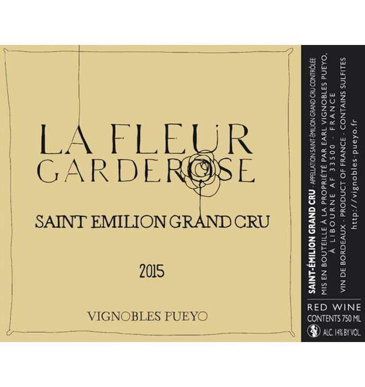 La Fleur Garderose Saint-Emilion Grand Cru - Vignobles Pueyo - christophe-pueyo 