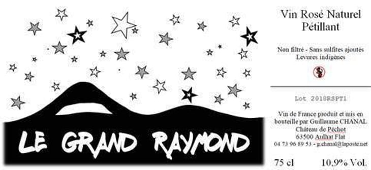 Le Grand Raymond Vin Rosé Naturel Pétillant - Le Grand Raymond - guillaume-chanal 