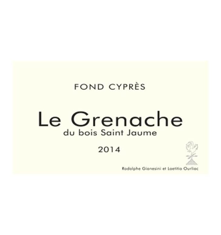 Le Grenache du Bois Saint-Jaume - Fond Cyprès - rodolphe-gianesini-laetitia-ourliac 