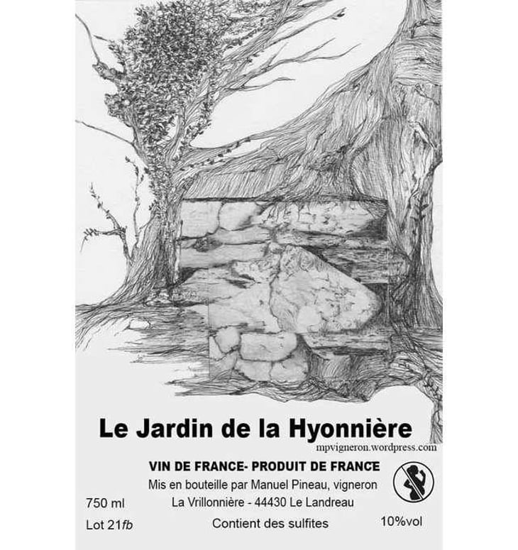 Le jardin de la Hyonnière (Folle Blanche Macération) - Manuel Pineau - manuel-pineau-closed-in-2021 