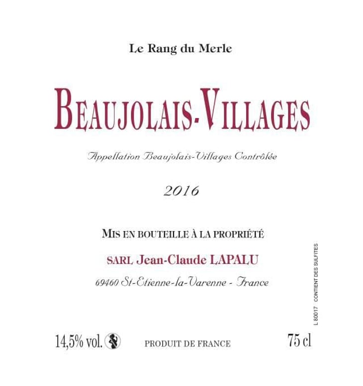 Le Rang du Merle - Jean-Claude Lapalu - jean-claude-lapalu 