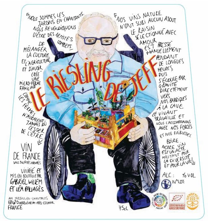 Le Riesling De Jeff - Les Jardins En-Chantants - lea-pallages-gabriel-willem 