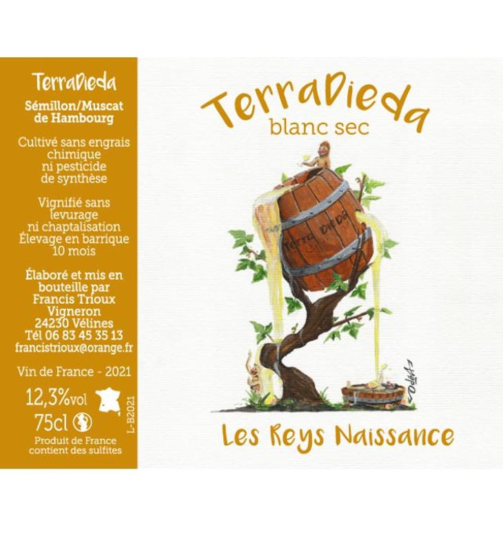 Les Reys Naissance - Domaine Terra Dieda - francis-trioux 