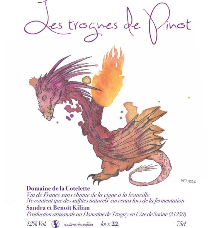 Les Trognes De Pinot - Domaine de la Côtelette - sandra-et-benoit-kilian 