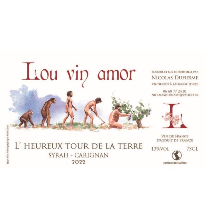 L’Heureux Tour de la Terre - Lou Vin Amor - nicolas-duhesme 