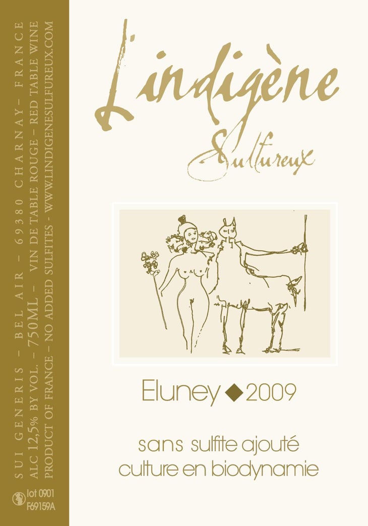 L'Indigène Sulfureux Eluney - Domaine Eric Texier - laurence-et-eric-texier 