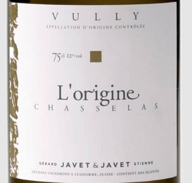 L'Origine Sans Sulfite Ajoute - Chasselas - Javet & Javet - etienne-javet 
