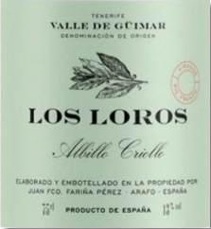 Los Loros - Albillo Criollo - Bodega Juan Francisco Fariña Perez - juan-francisco-farina-perez 