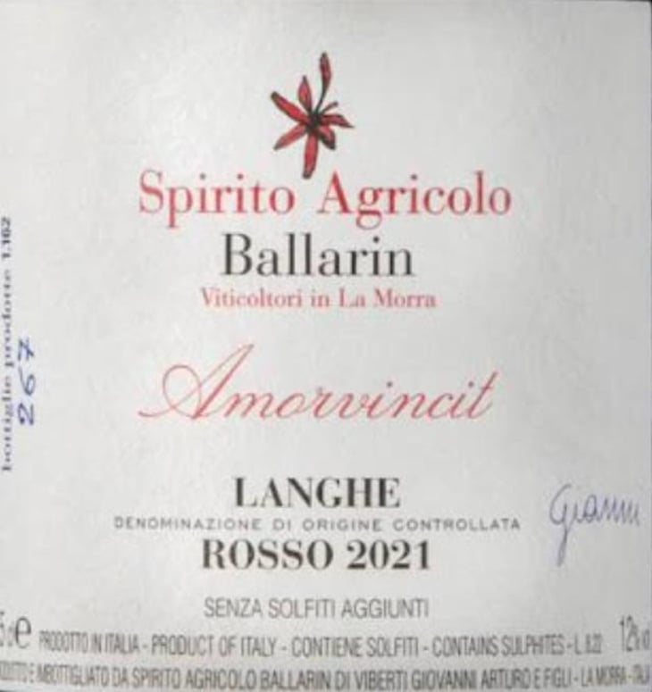 Amorvincit - Spirito Agricolo Ballarin - gianni-cecilia-viberti 