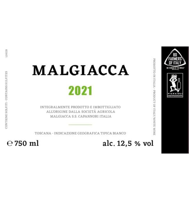 Malgiacca Bianco - Azienda Agricola Malgiacca - saverio-petrilli-lisandro-carmazzi-luigi-fenoglio-sarah-richards-ettore-pet -2021