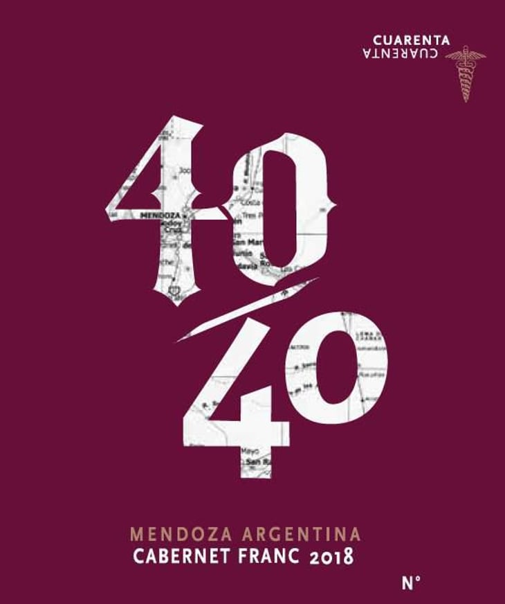 Mendoza Argentina Cabernet Franc - Vino 40/40 - lucas-pfister 