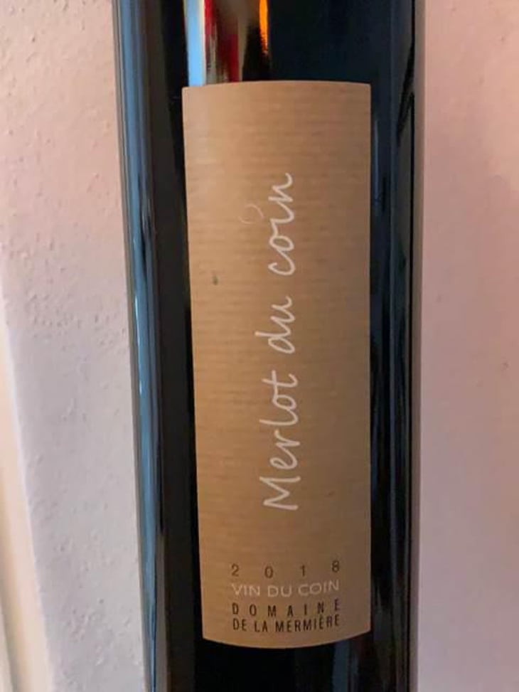 Merlot du Coin - Domaine de la Mermière - Vins du Coin - yves-christophe-justine-batardon 