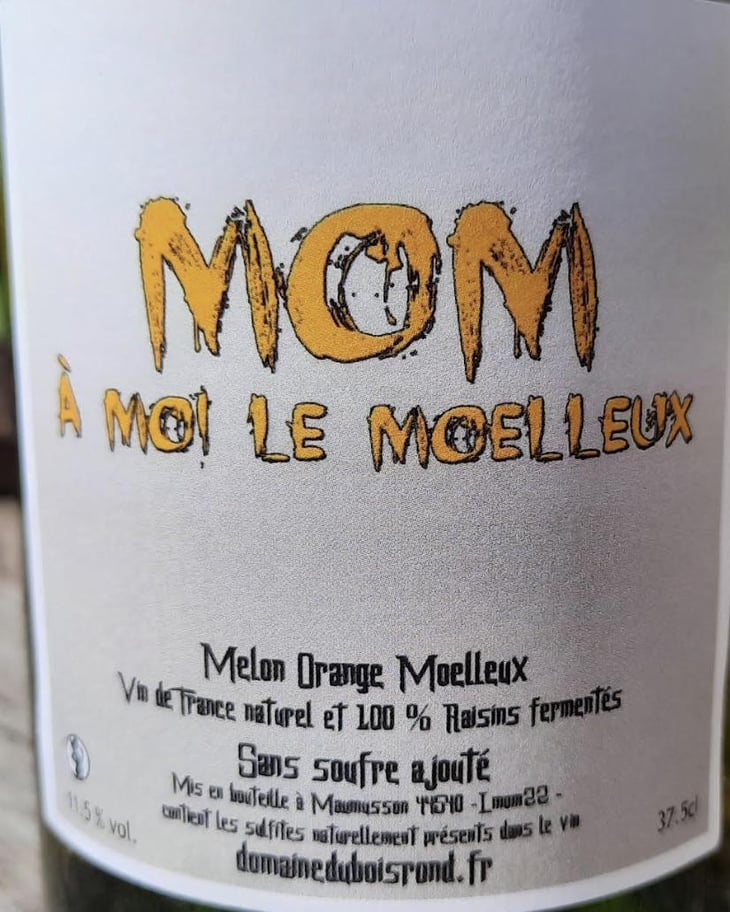 Mom (Moelleux) - Domaine Du Bois Rond - melanie-dedron-et-igor-denat 