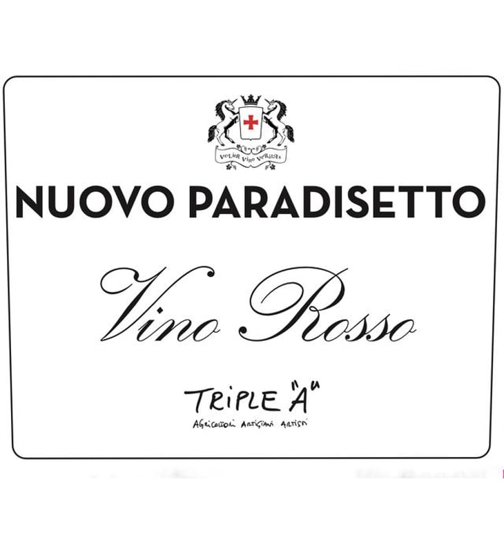 Nuovo Paradisetto Vino Rosso - Avanguardia - Luca Gargano & Fabio Luglio 