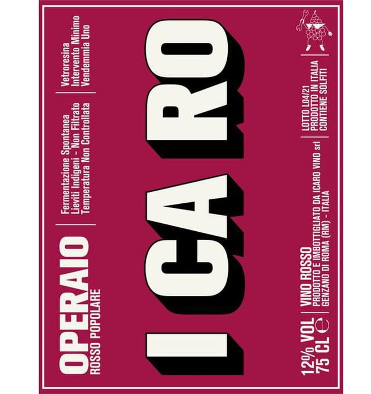Operaio Rosso Populare - ICARO - rocco-caroselli-luca-di-marzio-gianmarco-diorio-fabio-gentile 