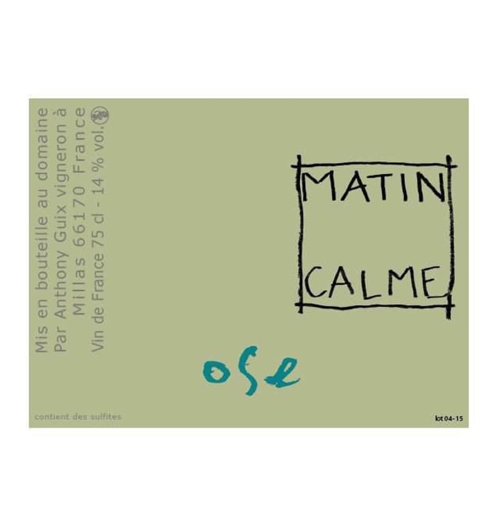 Ose - Domaine du Matin Calme - anthony-guix 