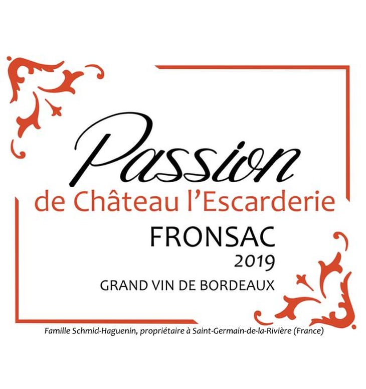 Passion de Château l’Escarderie - Château l'Escarderie - melanie-et-thomas-schmid-haguenin -2018