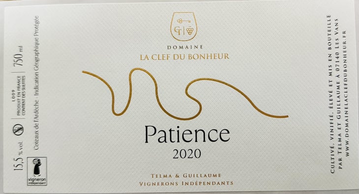 Patience - Domaine La Clef du Bonheur - telma-et-guillaume 