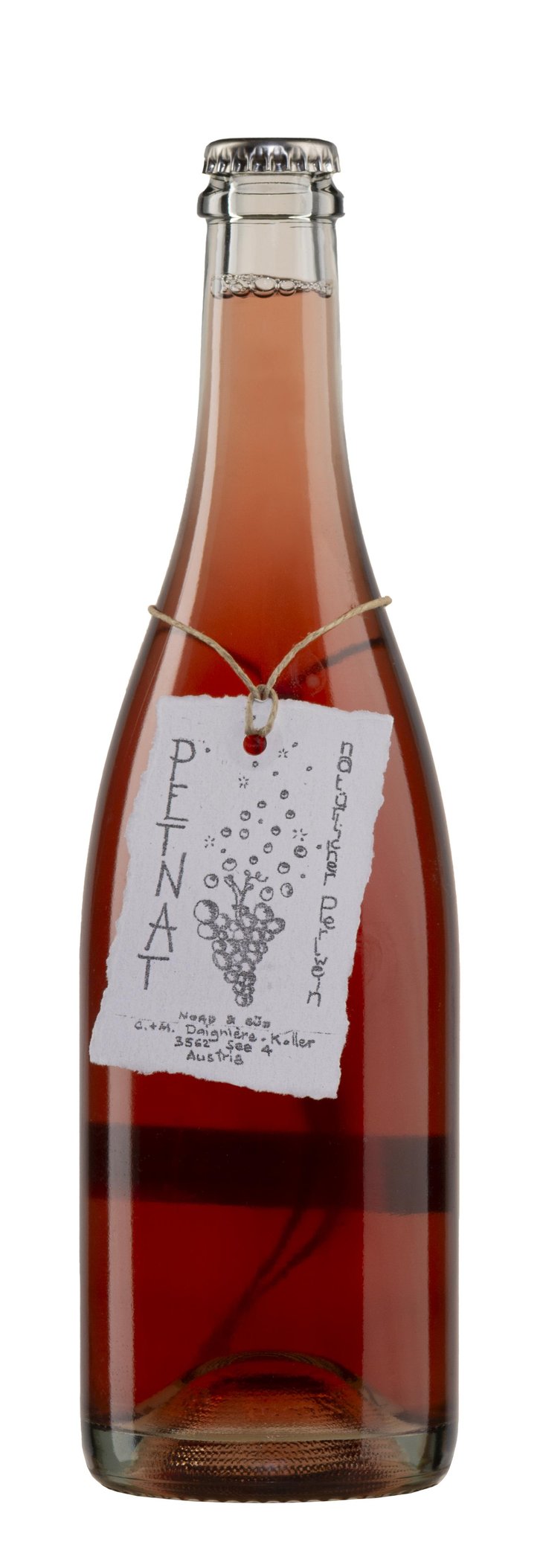 PetNat rosé - Weingut Nord & Süd - christoph-mathilde-daigniere-koller -2022