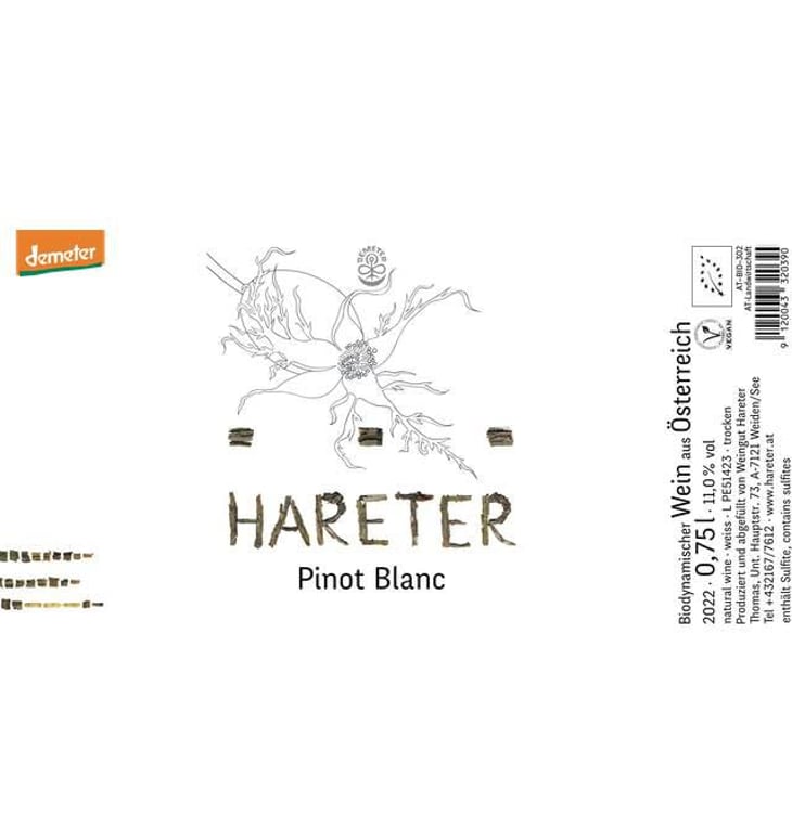 Pinot Blanc - Weingut Hareter Thomas - claudia-thomas-hareter 
