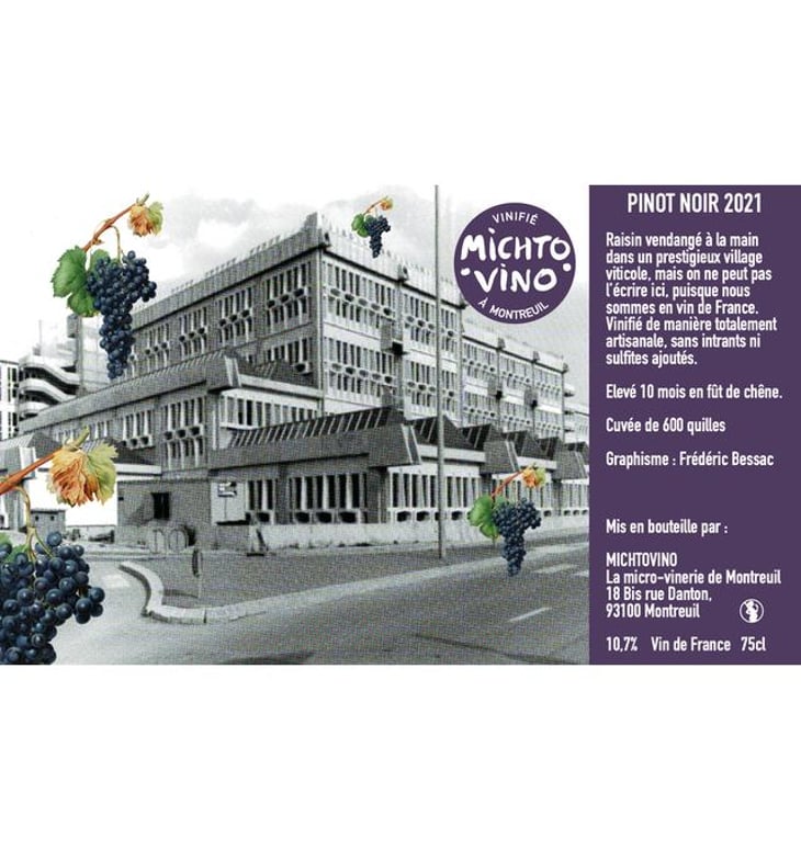 Pinot Noir - Michto Vino - florent-sabourin-marc-levent-eric-tachin 