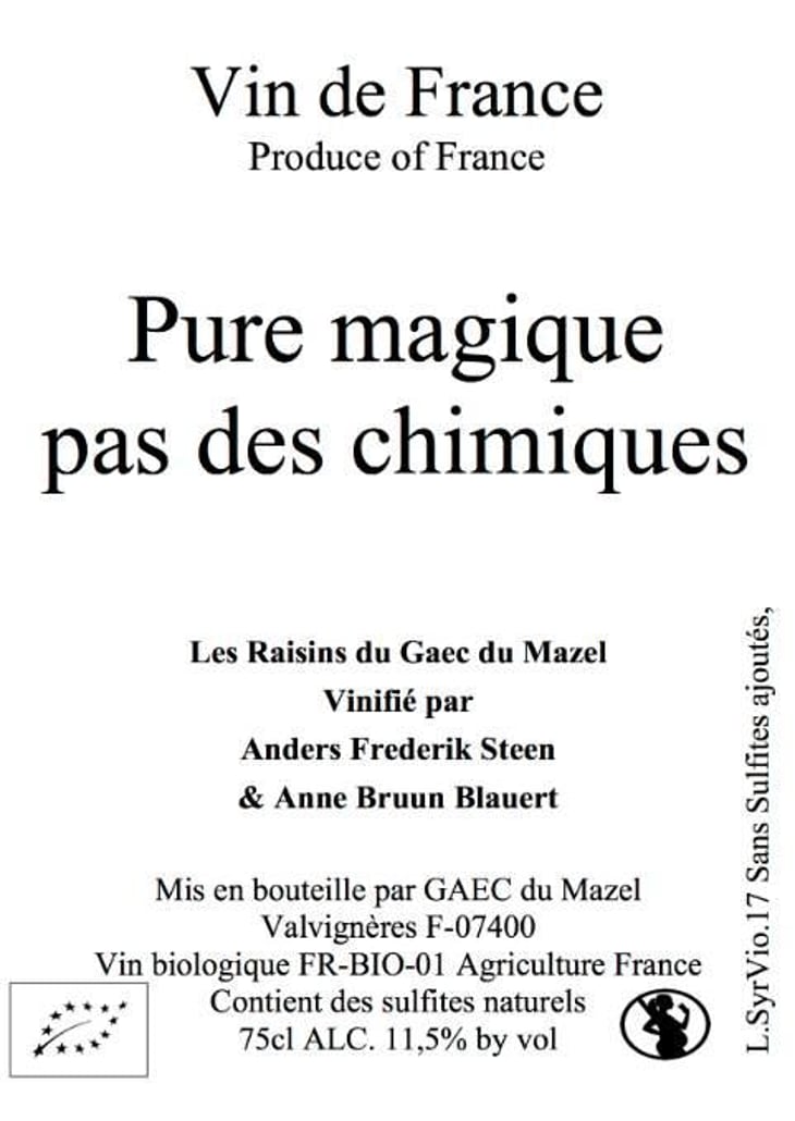 Pure magique pas des chimiques