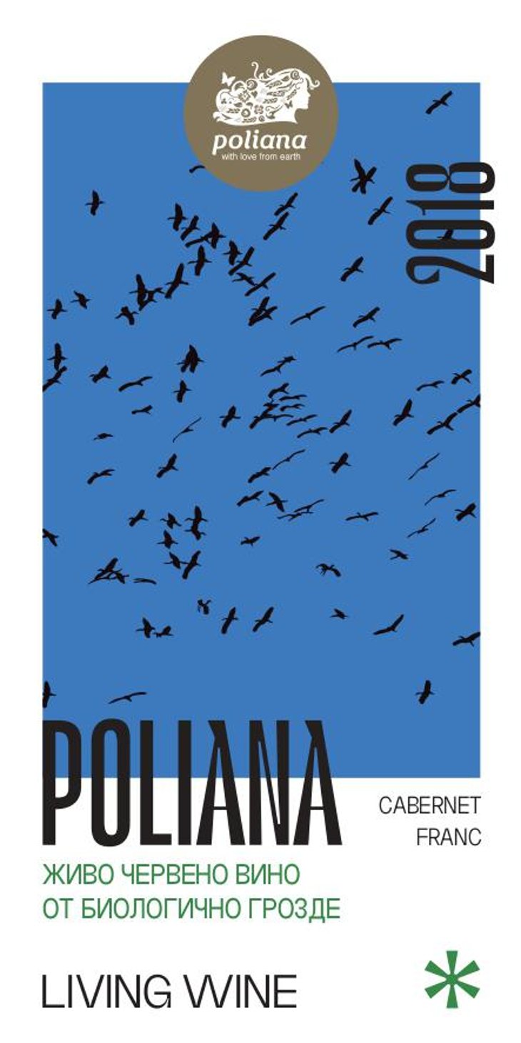 Red Living Natural Wine Cabernet Franc 2018 - Poliana - martin-ganev-polina-ganeva-todor-karagiozov-kalina-ganeva 
