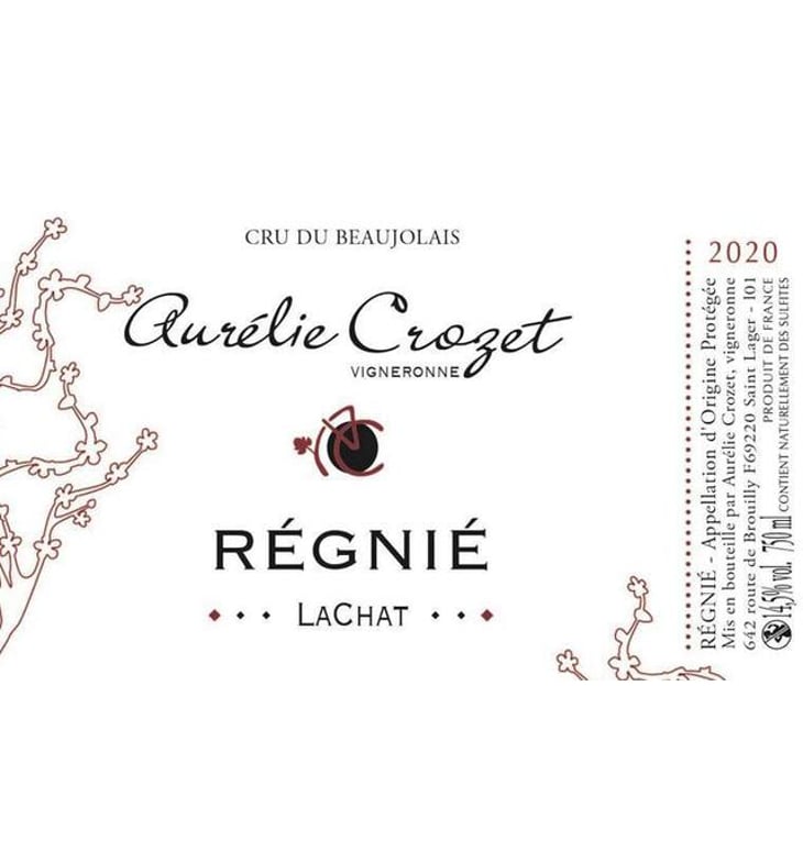Régnié "Lachat" - Domaine Aurélie Crozet - aurelie-crozet 