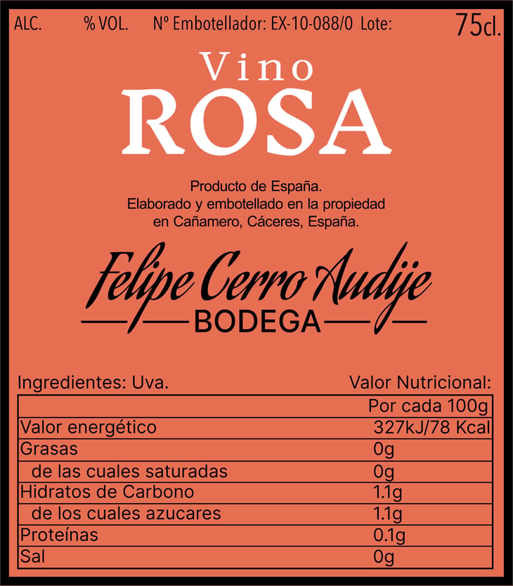 Rosa Audije - Bodega Felipe Cerro Audije - felipe-cerro-audije -2022