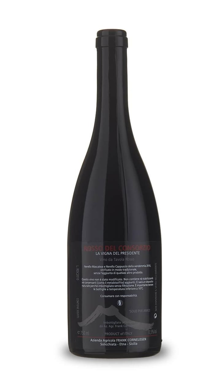 Rosso del Consorzio La Vigna del Presidente - Azienda Agricola Frank Cornelissen - frank-cornelissen -2010