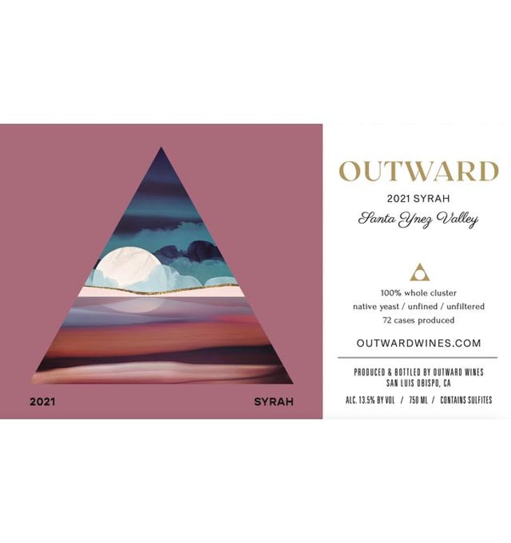Santa Ynez Valley Syrah - Outward Wines - natalie-siddique-ryan-pace 