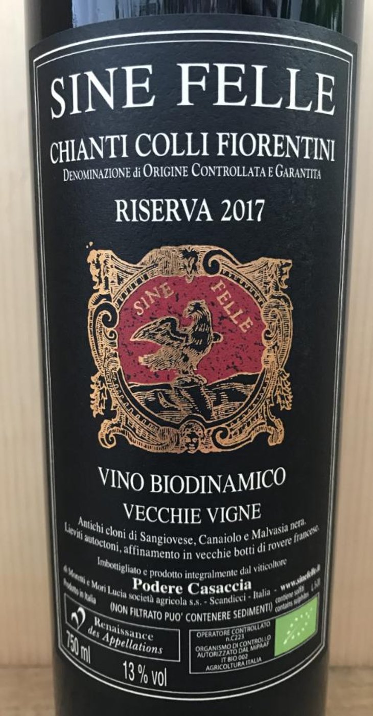 Sine Felle Chianti Colli Fiorentini - Podere Casaccia Sine Felle - roberto-moretti 