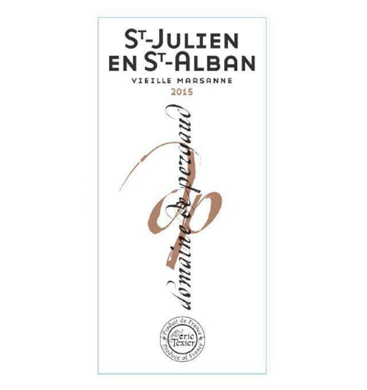 St-Julien en St-Alban Vieille Marsanne - Domaine Eric Texier - laurence-et-eric-texier 