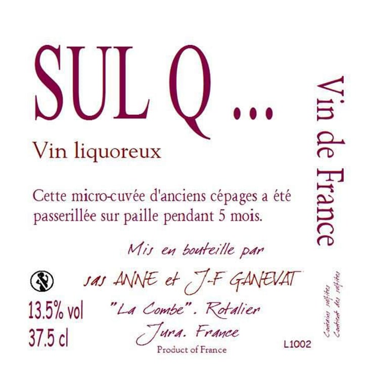 Sul Q - Domaine Ganevat - anne-jean-francois-ganevat 