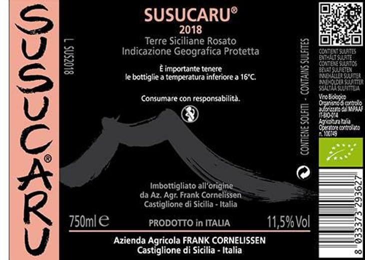 Susucaru Rosato - Azienda Agricola Frank Cornelissen - frank-cornelissen -2020