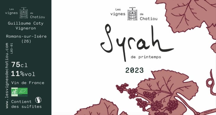 Syrah de printemps - Les Vignes de Chatiou - guillaume-caty-7i -2023