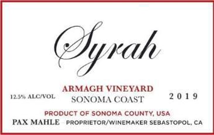 Syrah "Armagh Vineyard" - Pax Wines - pax-mahle 
